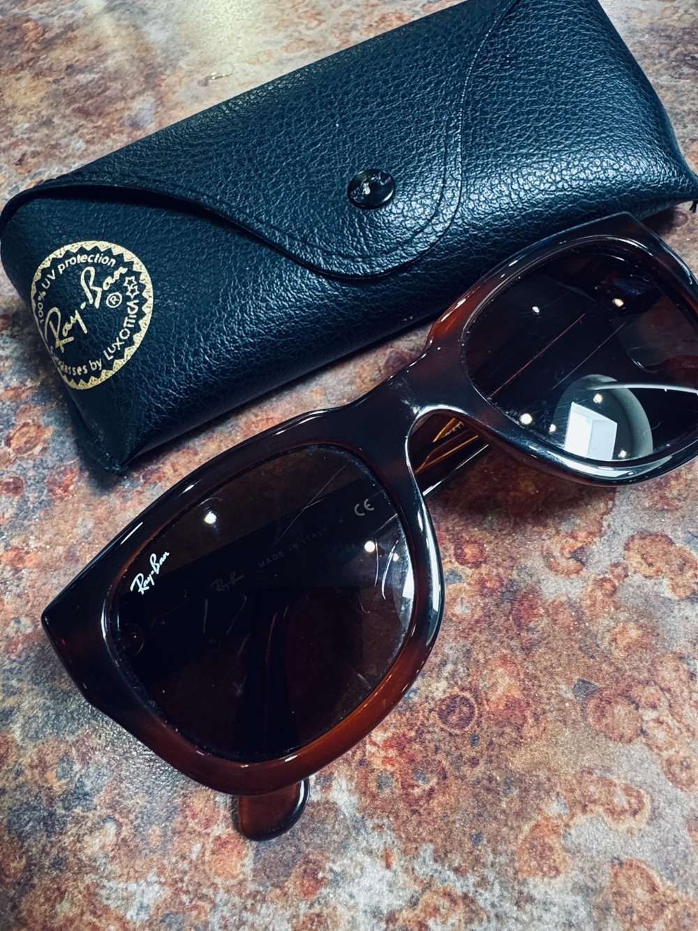 Ray-Ban Italy Tortoiseshell Sunglasses - Picture 2 of 5